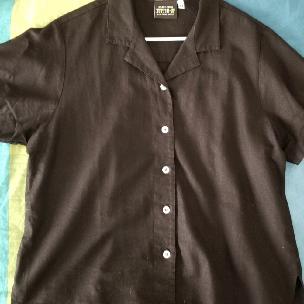 Black Pantry Button Up - XL